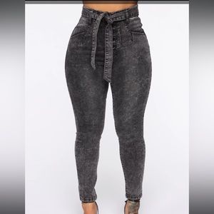 All wrapped up high rise black jeans size 11